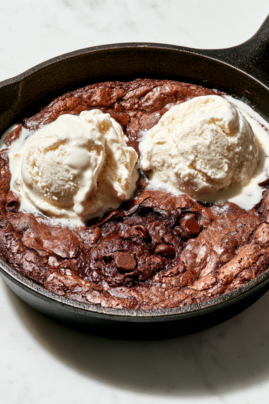 Brownie Skillet With Ice Cream Recipe