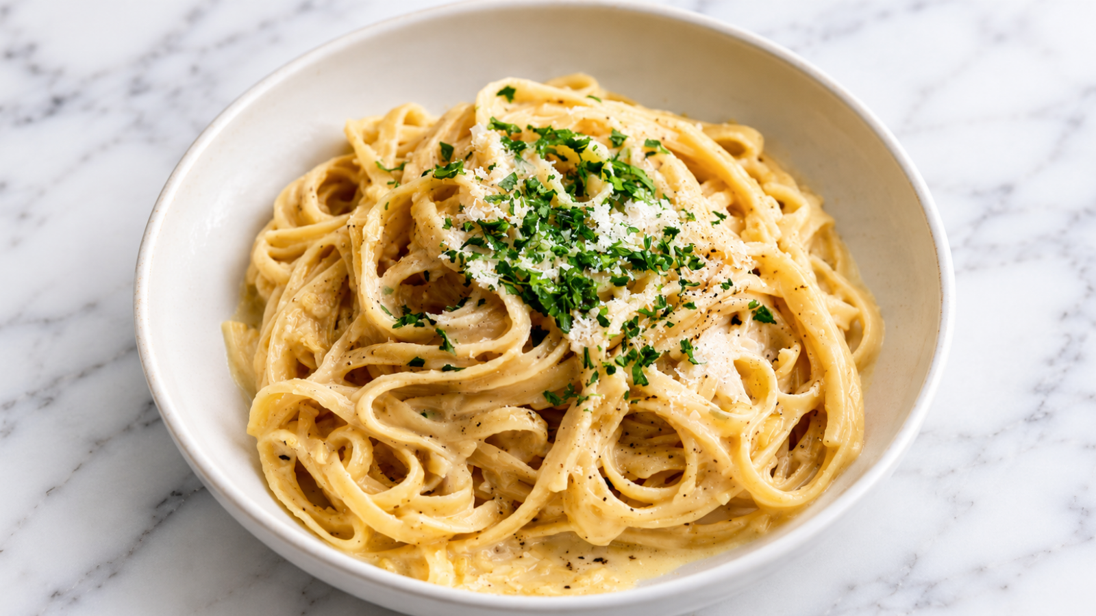Creamy Garlic Parmesan Pasta Recipe
