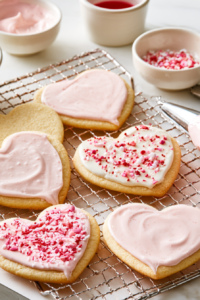 Heart-Shaped Sugar Cookies Recipe