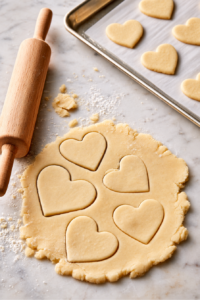 Heart-Shaped Sugar Cookies recipe