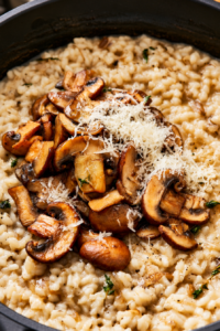 Mushroom Risotto for Two