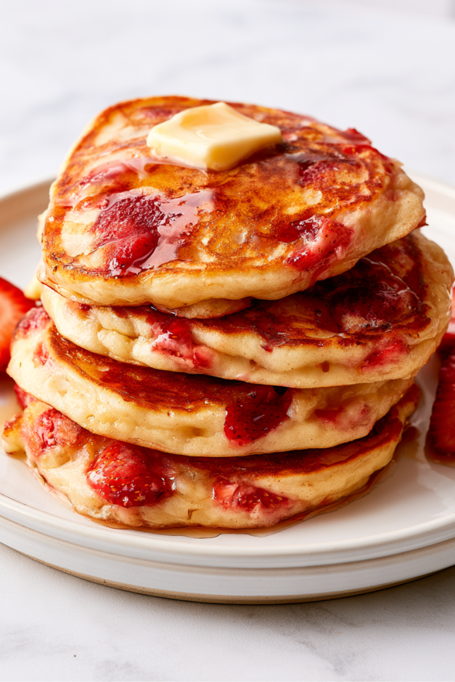 Strawberry Pancakes Recipe